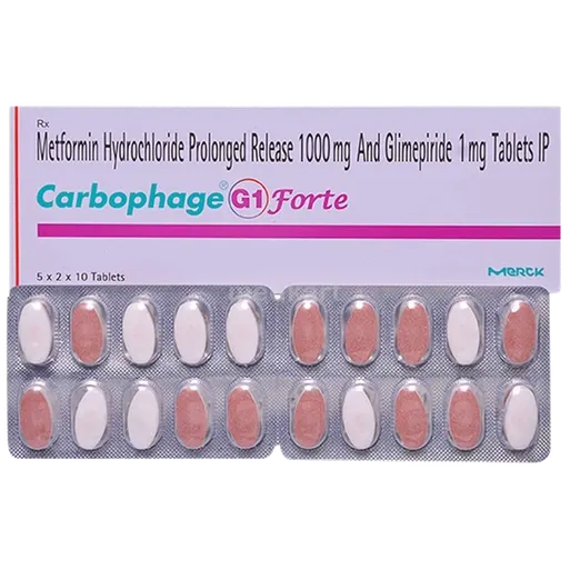 carbophage g 1mg tablet 10's